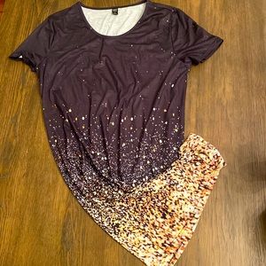 HP 7/2 🌟Never worn Emery Rose dress. Size XL black with gold on the bottom.